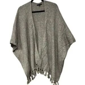 American Eagle Rib Knit Poncho Sweater
